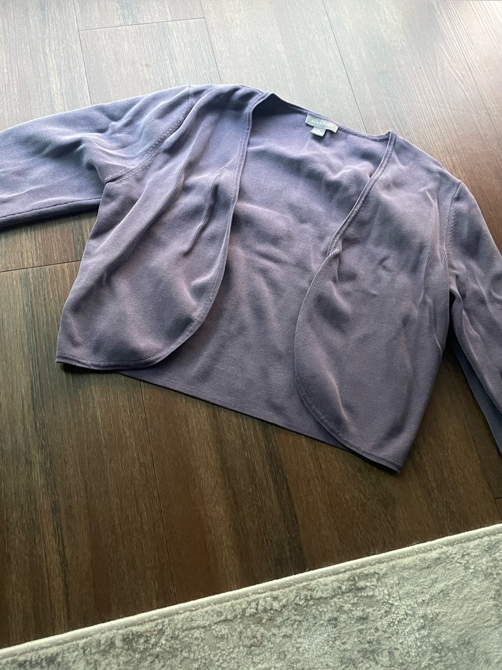 Purple Cropped Bolero